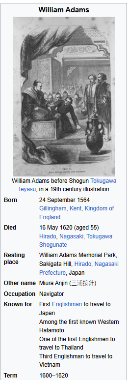 _Joey_at's tweet photo. @DisaffectedZ You didn't even need money, just look at William Adams who in the span of a decade went from a fairly poor navigator and  a trading ship to being a feudal lord in Japan and holding an important position in the court of the shogun. All done by himself with no support whatsoever. https://t.co/17zA5aHb4n