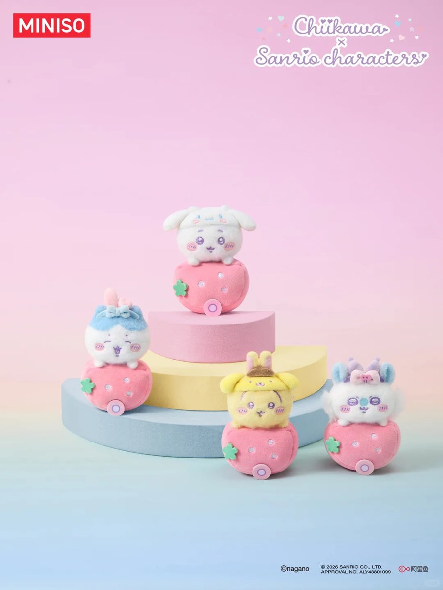 Misoku_store_jp's tweet photo. 🌟お待たせしました！🌟

『ちいかわ』× MINISO × SANRIOボグッズ、
Misokuにてまもなく販売スタートです！🎀✨
さらに、嬉しい送料無料キャンペーンも同時開催！🎉

期間中、『ちいかわ』×Sanrioシリーズの商品を
【10,000円以上】ご購入いただくと、
送料無料でお届けいたします📦✨

気になっていた方は、
この期間限定のお得な機会をぜひお見逃しなく👀💕
🕐販売開始：9月15日 12:00～
📅送料無料キャンペーン：9月15日～9月30日

🛒ご購入はこちら
https://t.co/4gzhA81Euv
※販売開始前は、リンクを開いても対象商品が表示されません。
販売開始まで今しばらくお待ちください✨

これからもMisokuでは、
『ちいかわ』の注目グッズを続々ご紹介していきます✨
皆さまのご利用を心よりお待ちしております♡
#ちいかわ  #Chiikawa #치이카와 #ハチワレ #うさぎ #モモンガ
