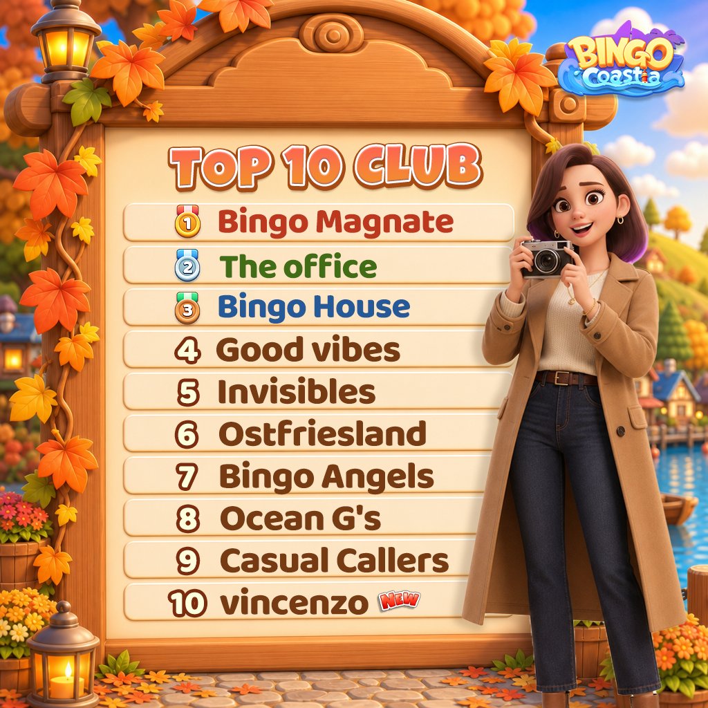 BingoOcean's tweet photo. 🏆17th ROUND CLUB TOP 10 RESULTS OUT! CELEBRATE &amp; CLAIM!🎁

A warm round of applause for the Top 10 Clubs!👏Thank you all for your incredible energy!

🎁Claim the gift of 100 Tickets + 60 Club Balls:
👉clubcongrats0914👈
⌛️11:59 PM EDT, September 19

#bingo #bingocoastia #club https://t.co/dtRzZ9WDgY