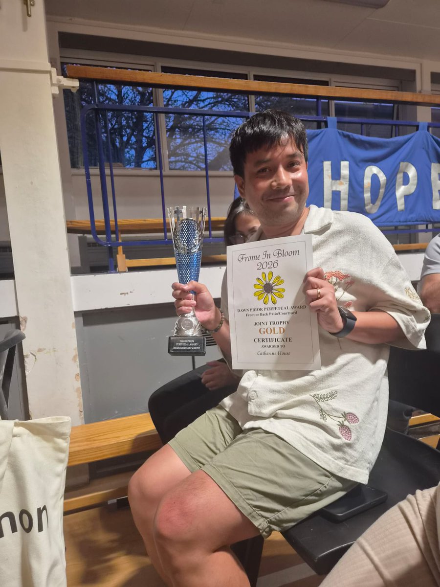 CHNursinghome's tweet photo. We’re very pleased to share that our courtyard has received a Gold award after being named a joint winner in the 2026 Frome in Bloom competition!

#FromeInBloom #FromeSomerset #Community #WellLed #Responsive https://t.co/0LZpjMz4rb