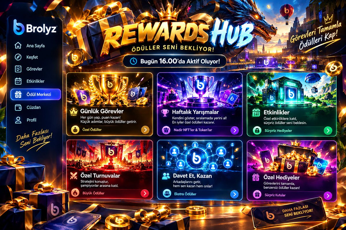OssyCrypto's tweet photo. 🎁 Brolyz Rewards Hub bugun saat 16.00’da aktif oluyor!

@BrolyzFi tarafinda yeni bir donemin kapisi aciliyor bilginiz olsun.
Artik platform icindeki hareketlilik, gorevlere katilim ve verilen emek daha farkli bir sekilde deger kazanacak. 

#RewardsHub uzerinden gorevleri tamamlayabilir, etkinliklere katilabilir ve aktifliginizi odullere donusturebilirsiniz.

Bence asil guzel kisim burada basliyor. Cunku sadece izlemek yerine harekete gecenler icin yeni firsatlar ortaya cikiyor. 👀

Saat 16.00’da sistem aktif oldugunda neler sunacagini hep birlikte gorecegiz. Ben kesinlikle takipteyim.

Brolyz tarafinda yerini almak isteyen herkesi bekliyorum.

Belki de simdi dahil olmanin tam zamanidir buyurun test edelim.. 🐉 

https://t.co/lQMYNB58lN