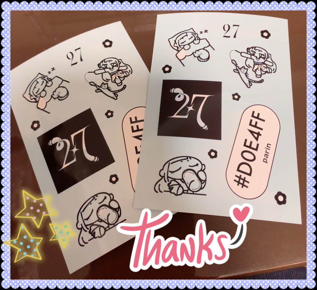 parin8star's tweet photo. にーなちゃの先月下旬の特典でいただいたものをシール印刷してきましたぁ🥳
Wi-Fiが変なとこ繋がって機械音痴なあたしはわりと苦戦したw

すごい忙しいのに、いつもリスナーのこと思ってくれてありがとう🥰
大好きな音楽で幸せそうなにーなちゃをこれからもずっと見れますように✨

@___27nny https://t.co/tWwR8ZyFRf