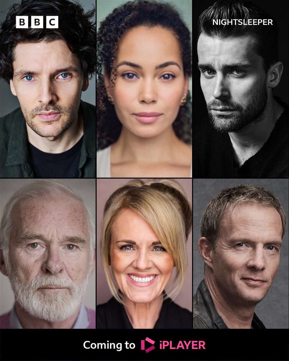 bbcpress's tweet photo. All hands on deck! 📸 Colin Morgan, Madeleine Mantock and Christian Cooke lead the cast of Nightsleeper series 2

Set on board a Belfast-to-Liverpool passenger ferry, meet more of the cast ahead of the second series ⤵️
https://t.co/dqez47oK7v https://t.co/PxvqT1OpLw