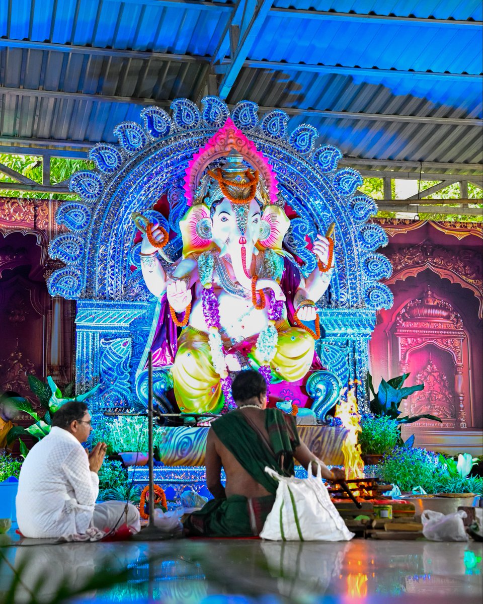 KIITUniversity's tweet photo. We at KIIT came together to celebrate Ganesh Puja in the true spirit of community, culture and togetherness.

Across the campus, the festive spirit was beautifully reflected through traditional rituals, vibrant decorations and the enthusiastic participation of our students, faculty and staff. It was a celebration that brought together people from different backgrounds, united by the joy of a shared tradition.

As we seek the blessings of Lord Ganesha, may we be blessed with wisdom in every pursuit, strength in every challenge and success in every new beginning.