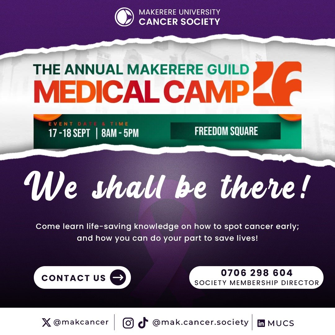 makcancer's tweet photo. The Cancer Society is joining the Guild Medical Camp to bring critical cancer awareness directly to our community. Together, we can empower our community and take a proactive step toward a healthier future. 🎗️
#GuildMedicalCamp #CommunityHealth #CancerSociety #PreventativeCare https://t.co/igCBHYtxiI