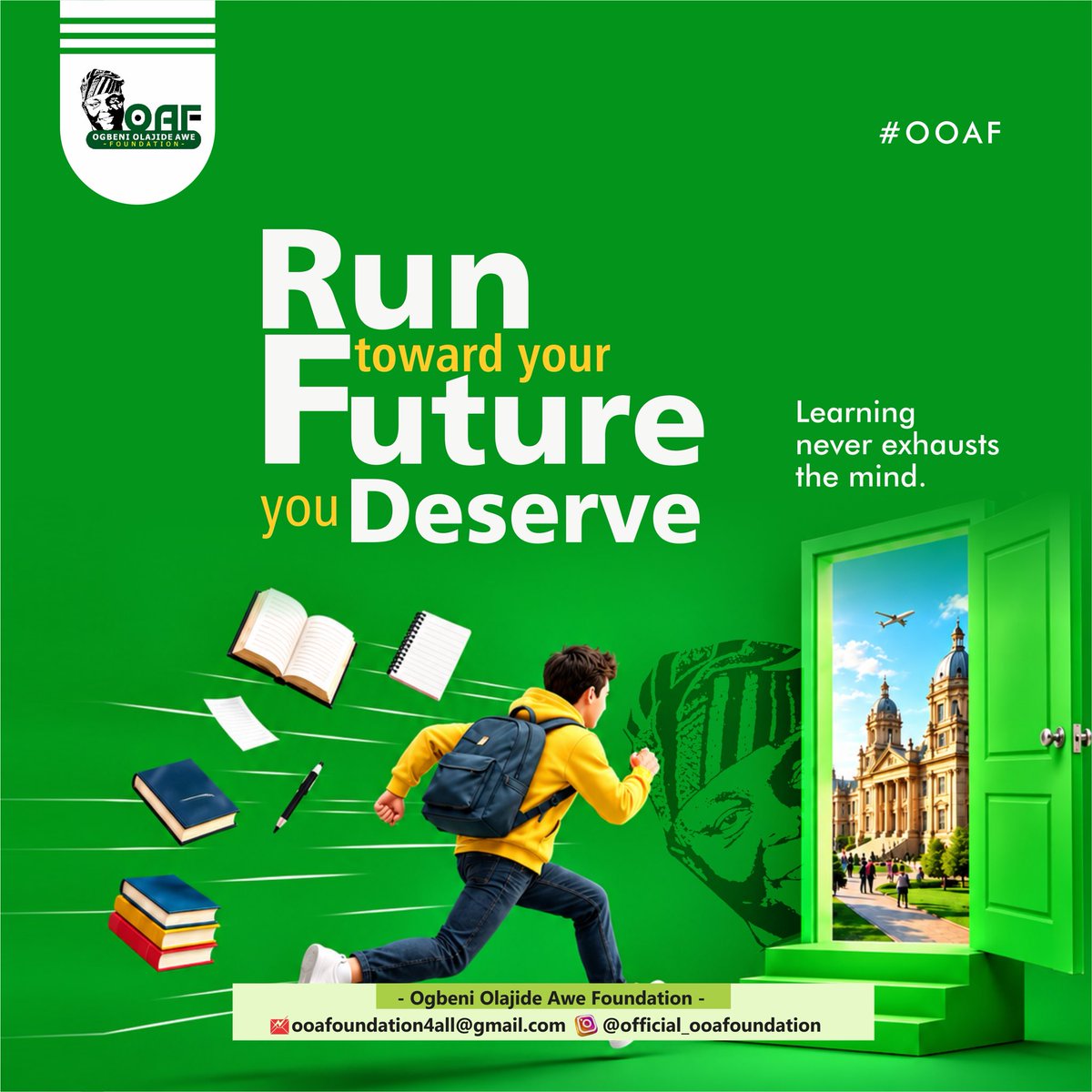 official_OOAF's tweet photo. The future you want does not happen by waiting for it.

It takes learning, effort, and the courage to keep moving, even when the road ahead is still unclear.

Keep learning. Keep growing. Keep moving toward the future you deserve.

#OOAF #Education #KeepLearning #YourFuture https://t.co/0GTKB9x1Cu