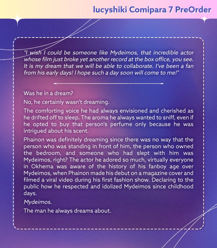 lunettee03's tweet photo. [🔄&amp;💖is appreciated]

#phaidei fanbook preorder for #Comipara7 is open! 

☀️ Pickup (both days) &amp; local mail order
📅 PO period: 14-28 Sept 2026
📍Circle: N-11 Bolo-Bolo
🍷 Full catalogue soon

Form preorder &amp; GA details in the replies below! ⬇️ https://t.co/Cp04fEo7Na