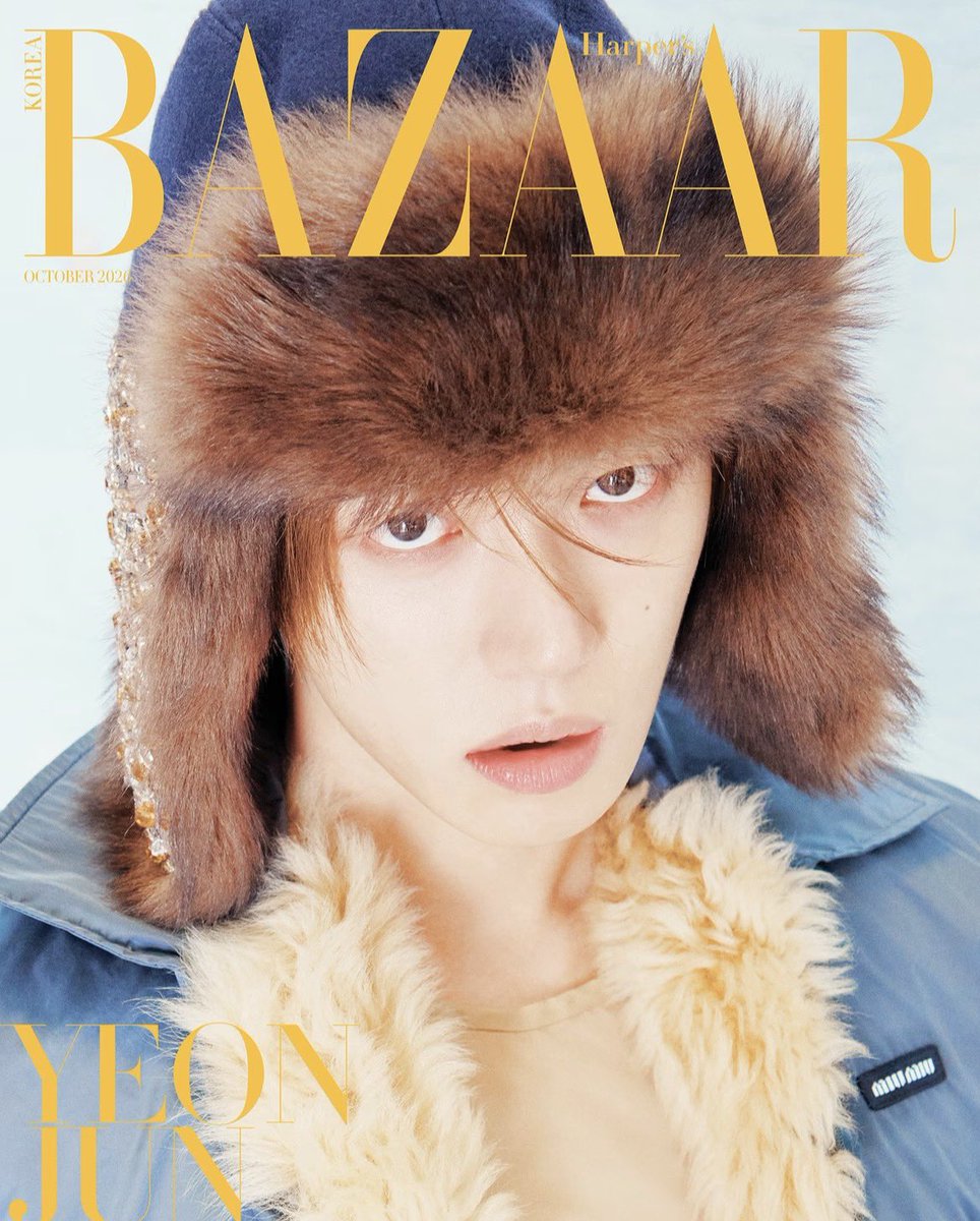 yeonxxn's tweet photo. Harper’s Bazaar Korea 10月号表紙 https://t.co/0OxMhBJLvt