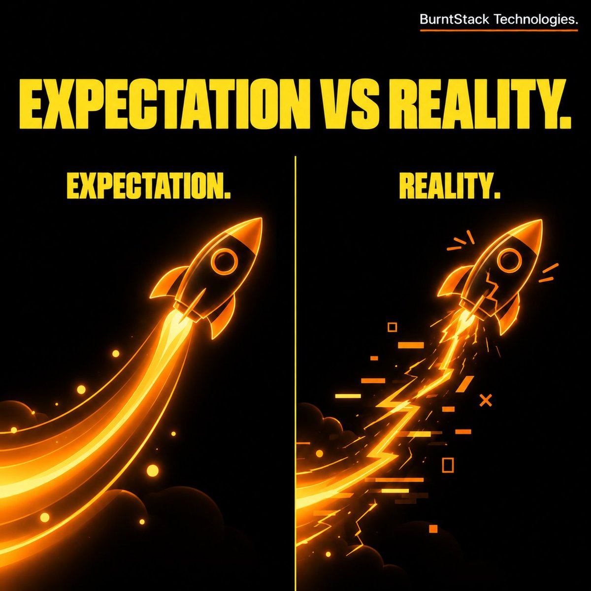 BurntStackoff's tweet photo. Launch day: Expectation is a smooth takeoff.
Reality is turbulence. Our CI/CD pipelines catch the issues before your users do.
#BurntStack #DevOps #Automation #CICD #SoftwareDevelopment #TechSolutions #LaunchDay #TechIndia #BuildWithBurntStack #DigitalTransformation https://t.co/vtxTDBejjC