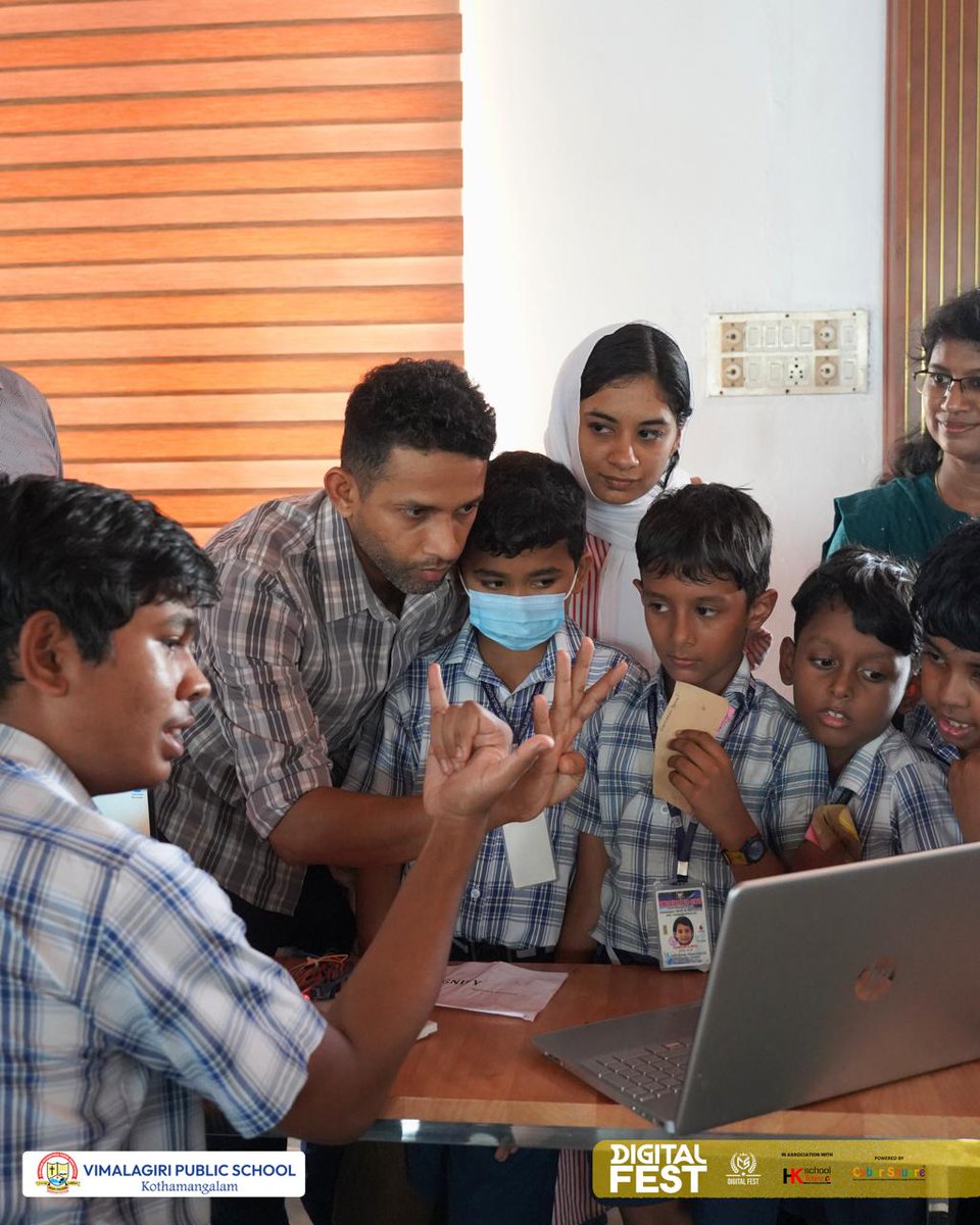 JoinCyberSquare's tweet photo. Digital Fest at Vimalagiri Public School, Kothamangalam 

A day of creativity, technology, and innovation as students showcased their ideas, explored new possibilities, and turned learning into real-world projects. https://t.co/wtOFeyYNxv