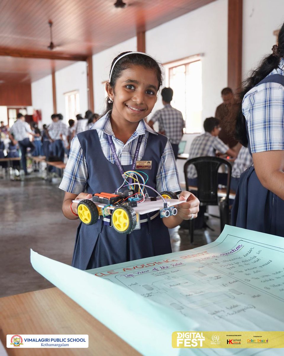 JoinCyberSquare's tweet photo. Digital Fest at Vimalagiri Public School, Kothamangalam 

A day of creativity, technology, and innovation as students showcased their ideas, explored new possibilities, and turned learning into real-world projects. https://t.co/wtOFeyYNxv