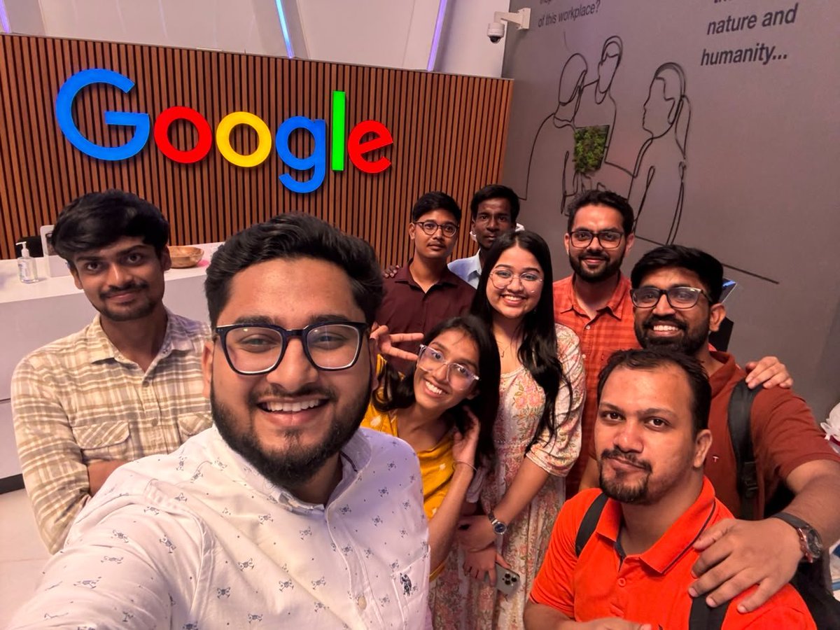 akshayktwt's tweet photo. From a learning journey to building a community - and that journey took me to @Google.

I had the opportunity to represent @GrowInComm at a community meetup hosted at the Google office in Gurugram, bringing together founders, co-founders, community leaders, and builders from across the tech ecosystem.

What made the meetup special for me was getting the opportunity to share the story behind GrowInCommunity.

It started during my own learning journey with a simple belief:

We learn better when we learn together, share knowledge, and create opportunities for others to grow.

What began as a personal effort to learn, connect, and explore technology gradually evolved into a community where people can come together around AI, technology, product, and emerging trends.

I also really enjoyed hearing the stories of other community builders - how they started, what they learned along the way, and how they are creating opportunities for their communities.

We exchanged ideas around potential collaborations, knowledge-sharing initiatives, community-led learning, and ways to help more people upskill together.

One thing I took away from the meetup:

India's tech ecosystem doesn't grow only through products and companies. It also grows through communities and people who create spaces for others to learn, connect, and build.

I'm excited about what's ahead - collaborating with fellow communities, founders, ecosystem builders, and hopefully Google on future initiatives, learning sessions, and community programs.

That's what GrowIn stands for. 

Looking forward to building what comes next. 🚀

#GrowInCommunity #AI #Startups #Networkinh #Google #IndiaTech