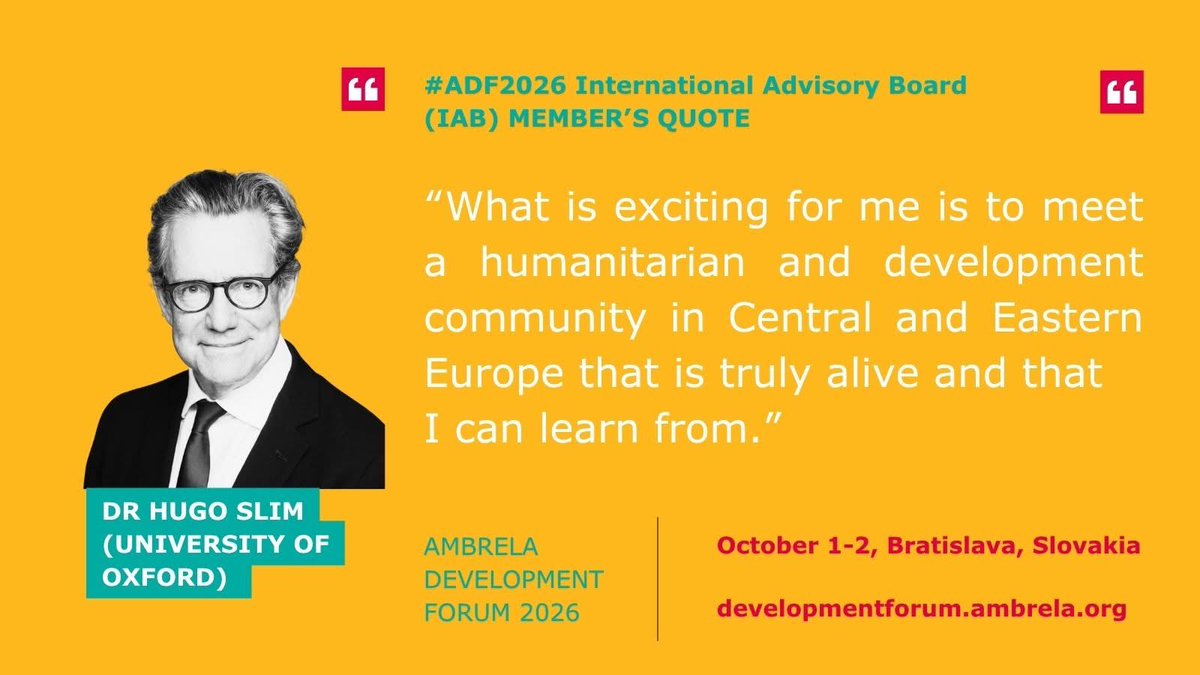 Ambrela_org's tweet photo. We’re presenting the quotes & thoughts from the members of #ADF International Advisory Board who work closely with #Ambrela platform on the final adjustments of the #ADF2026 program. Perhaps their words will convince you to come to Bratislava on October 1: https://t.co/APahWoJfB1 https://t.co/uAsMeAXMwn
