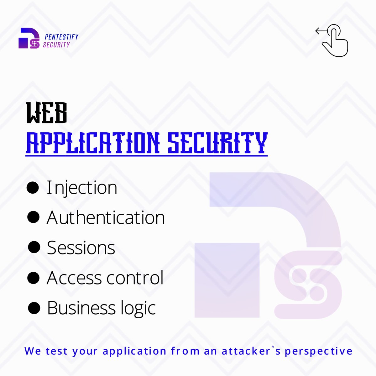 pentestify_sec's tweet photo. Your application has an attack surface. We test it before attackers do.

From APIs and web/mobile apps to source code and adversarial security research, Pentestify Security looks for the weaknesses attackers could exploit.

Find it. Fix it. Verify it.

#PentestifySecurity https://t.co/6zpg3fZJCi