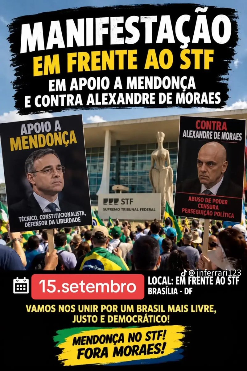NeySilv36729893's tweet photo. Grande Manifestação Pacifica, amanhã dia 15/09 as 10h vem familia, "NÃO PODEMOS MAIS FICAR CALADOS" https://t.co/9jFbwOCF42
