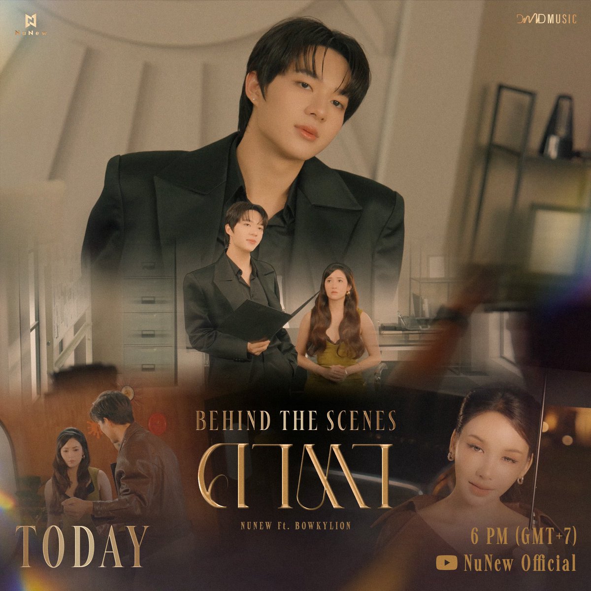 DMDMusicTH's tweet photo. TODAY ❗️

เตรียมพบกับ Behind The Scenes จาก MV เพลง “คาตา (KATA) - NuNew Feat. BOWKYLION” ไปพร้อมกันนะคะ 👁️

Youtube : NuNew Official 
🎥 : https://t.co/sB6hA6zfGA

BTS NUNEW 7TH SINGLE 
#เบื้องหลังMVคาตา

#เพลงคาตา
#NuNew7thSingle
#NuNew @CwrNew
#DMDMUSIC https://t.co/RdYyh2E47W