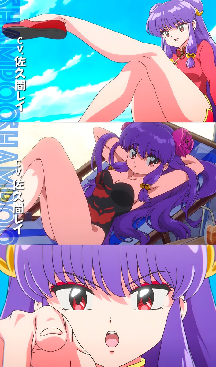LucyGenV's tweet photo. The goddess coming to dominate S3 as usual 😊🥰 
#らんまアニメ https://t.co/l74kLXGI7t