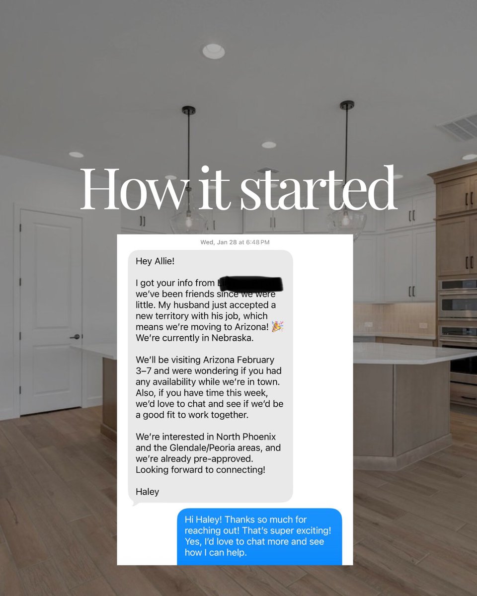 antoniolaurean1's tweet photo. In 2018, clients found me on Zillow. Years later, they referred lifelong friends relocating from Nebraska to Arizona. After planning, touring homes, and aligning both sales, Tait and Haley found the right new build in Verrado. Grateful for every https://t.co/Lc4MXgNoAI