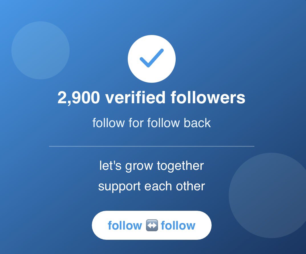 MrCryptoBeast11's tweet photo. 2900 verified followers 

Lets grow together 

Support each others

Follow me for immediately follow back https://t.co/91A0wm2p9r