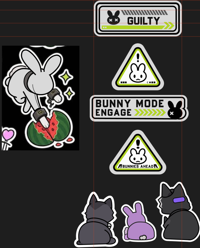 OnomichiCh's tweet photo. I'll finish the white rabbit sticker first before uploading the other with the three.

#NIKKE #coinrush https://t.co/4iSrmts2Mz