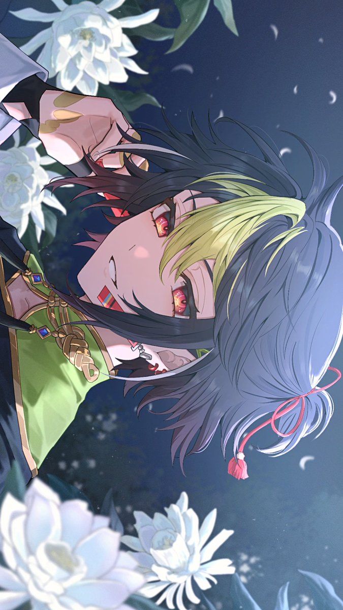 Nazu07070's tweet photo. #絵ライぞ伊波 
月下美人🌙 https://t.co/QSR7QlFIQl