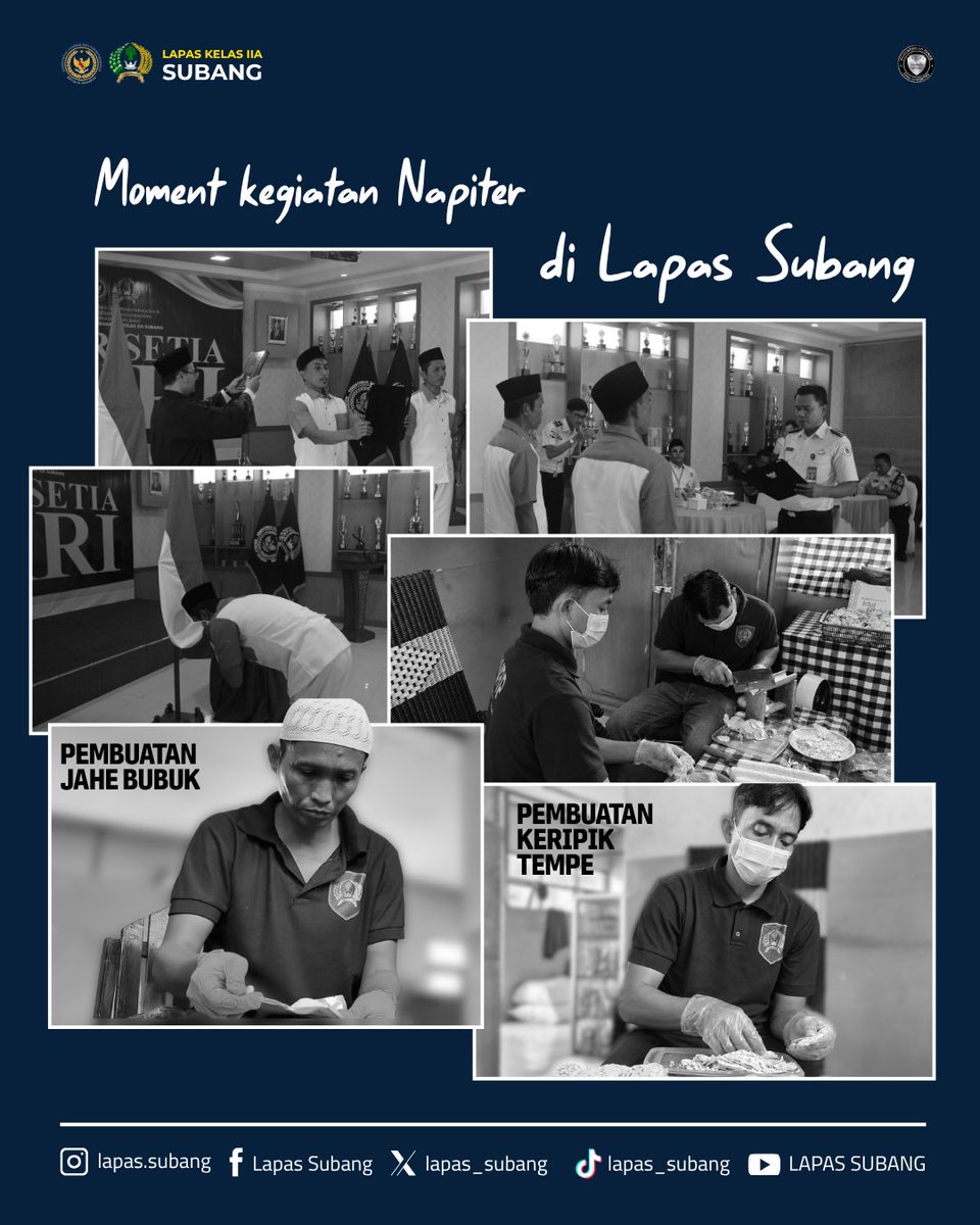 lapas_subang's tweet photo. ✨ Langkah Baru, Harapan Baru

Lapas Kelas IIA Subang melaksanakan pembebasan bersyarat terhadap dua narapidana terorisme (napiter), Senin, 14 September 2026. https://t.co/qJ9cDw8h2j