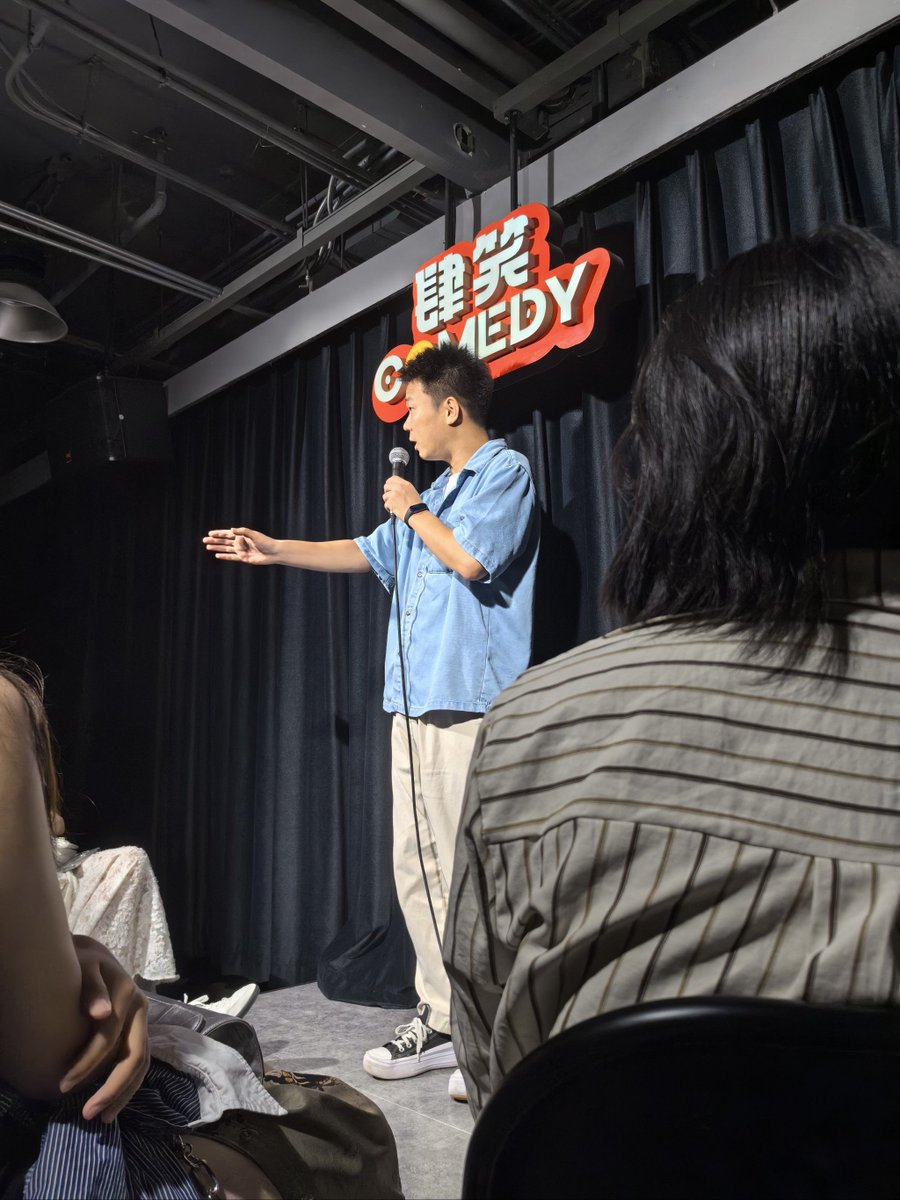 Julchen_friend's tweet photo. Just finished bombing my open mic set so hard the bartender bought me a beer to “stop making the room cringe.” Win https://t.co/MTtscbqQmO