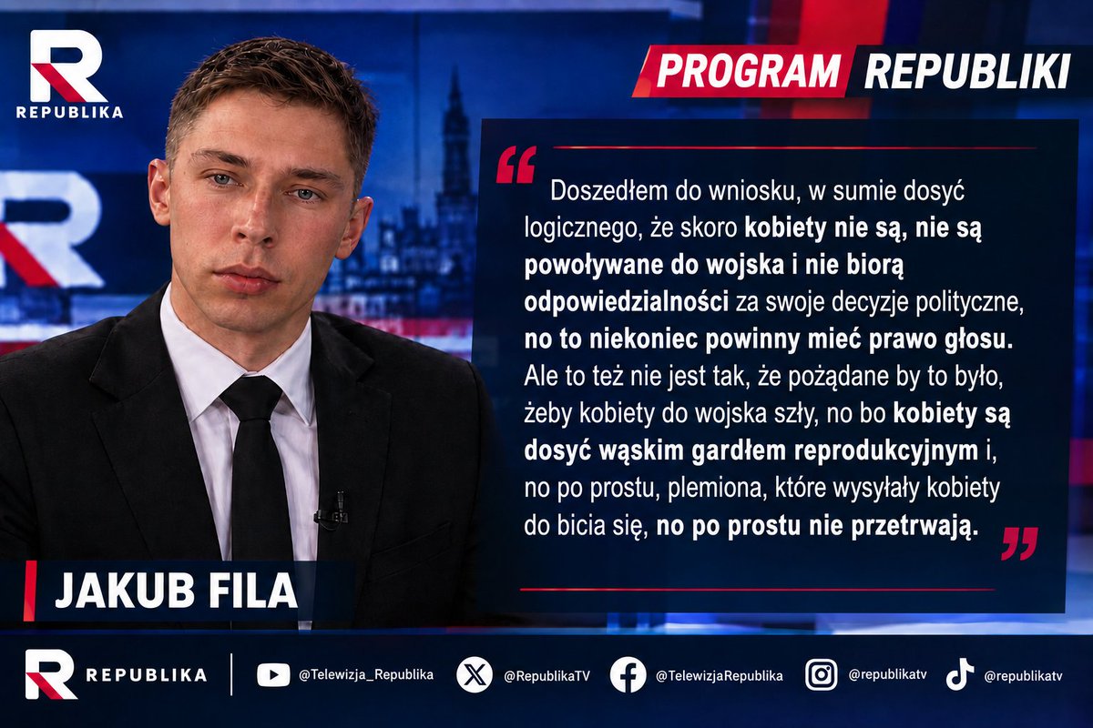 rafal_kropka's tweet photo. Jakub Fila  podczas wczorajszej debaty w
@RepublikaTV Zgadzasz się? Zostaw 👍 i udostępnij! https://t.co/6ns4zvKACE