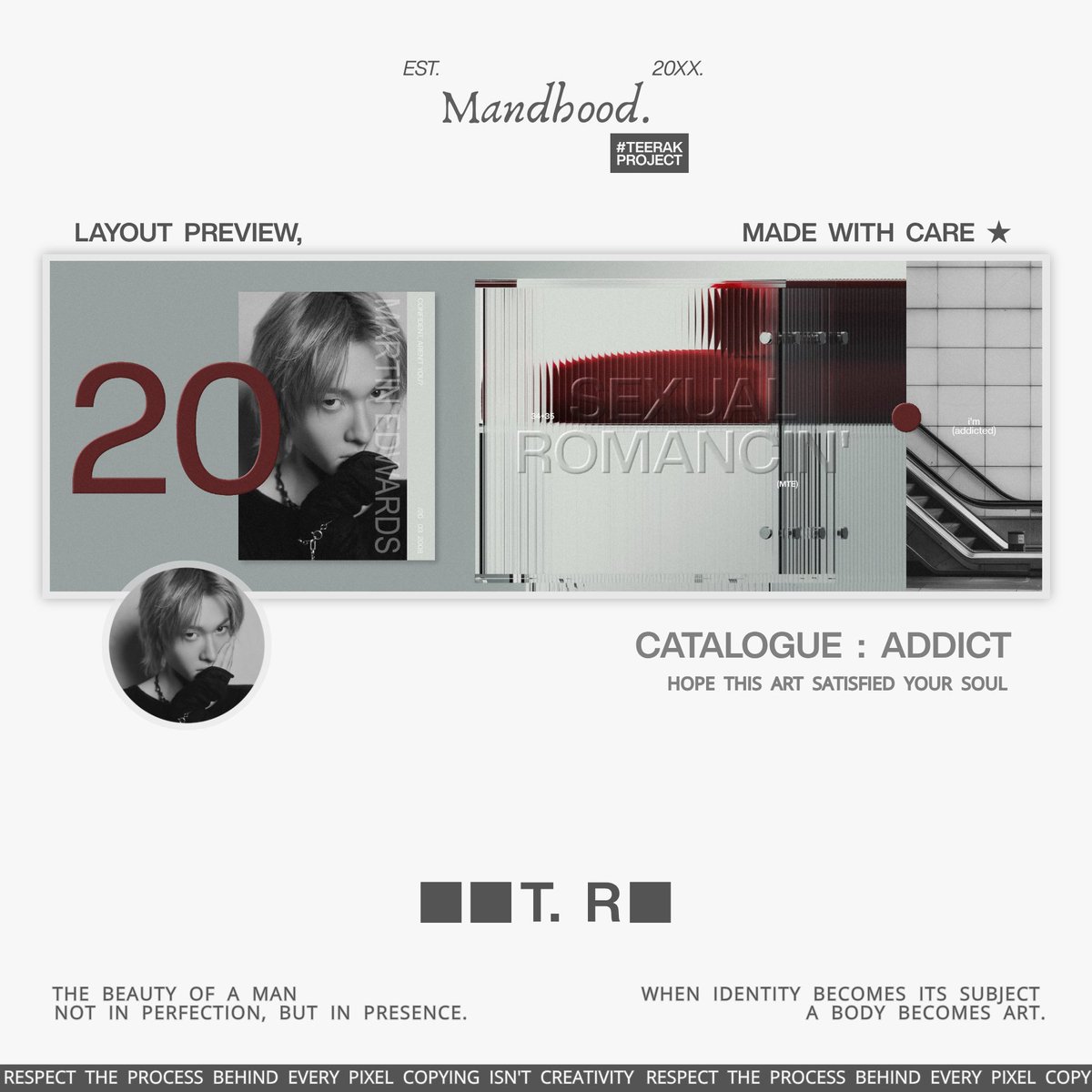 Mandhood's tweet photo. Mind to repost? Khob khun na ★

Hi pals, ready stock from the 'ADDICT BNW VER.' is now available. If anything catches your eye, feel free to reach out through my DMs. Don't forget to mention ya!

#bealanja IDR 9.000/each, Muse:
- Jaehyun 
- Martin
- Mingi
- Sunghoon https://t.co/ObBtTRvvXi