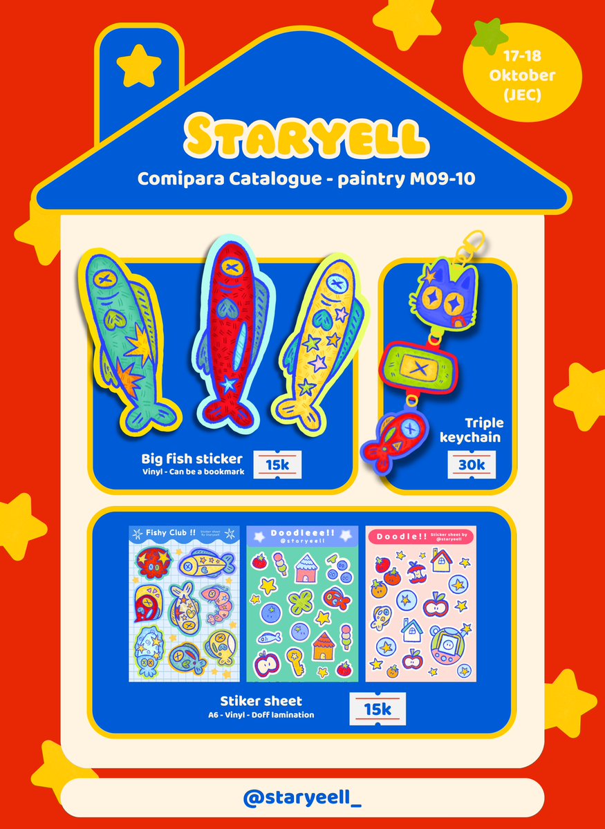 ryeozy's tweet photo. [RT and 🩵 really appreciated!]

Halloowww Staryell #comipara7 Pickup pre-order is open! ꒰ᐢ. .ᐢ꒱₊˚

📆 14-22 September 2026
🫧 Paintry (M 09-10)
🔗 Link below ⬇️
⭐ Original, ALNST, Sakadays, TSHD, Blue lock

#Comipara7Catalogue https://t.co/KkHBTwJKqR