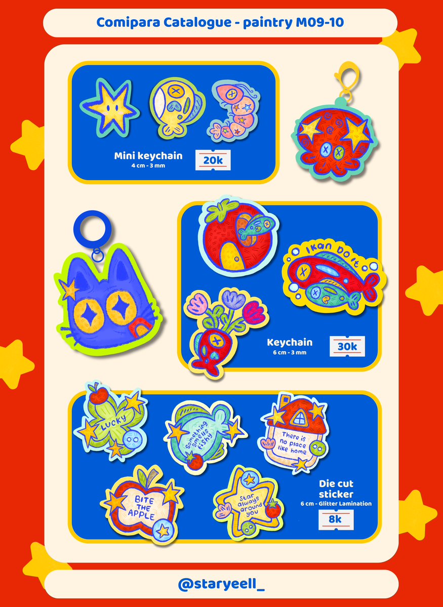 ryeozy's tweet photo. [RT and 🩵 really appreciated!]

Halloowww Staryell #comipara7 Pickup pre-order is open! ꒰ᐢ. .ᐢ꒱₊˚

📆 14-22 September 2026
🫧 Paintry (M 09-10)
🔗 Link below ⬇️
⭐ Original, ALNST, Sakadays, TSHD, Blue lock

#Comipara7Catalogue https://t.co/KkHBTwJKqR
