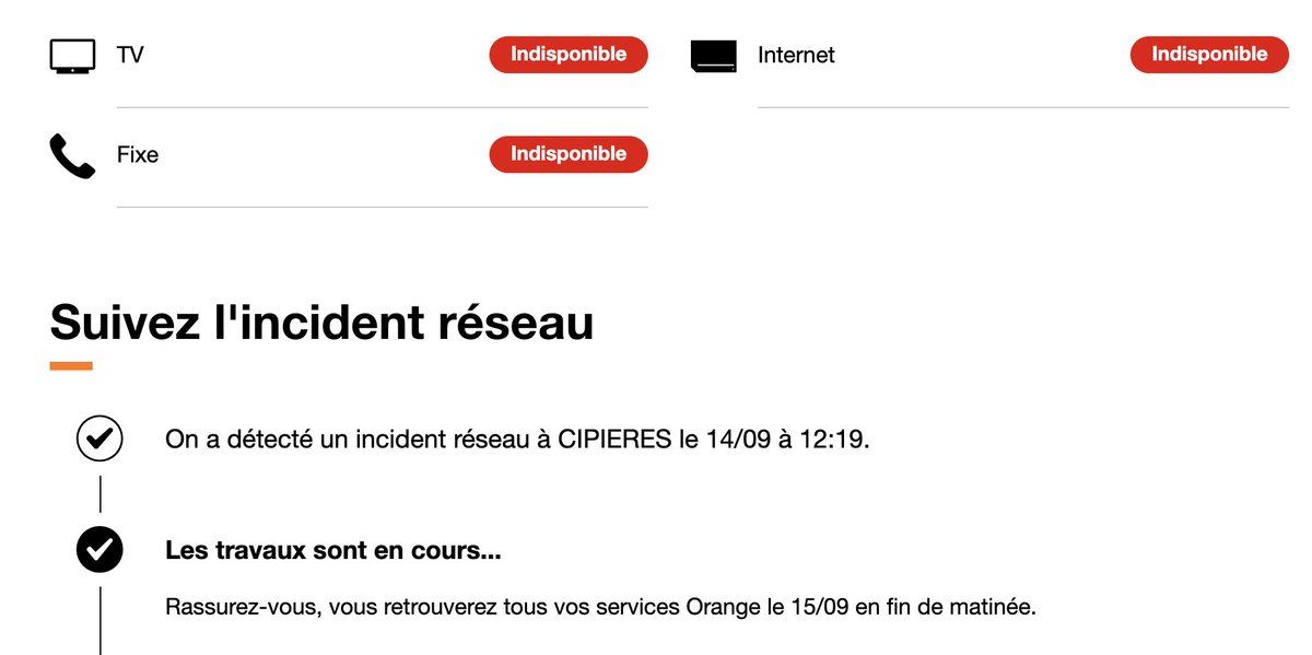 stooptou's tweet photo. @Orange_France Pendant ce temps dans la vraie vie, le foutage de gueule  d'Orange (notez le "rassurez-vous") 😬 https://t.co/ZXIDAQGwiF