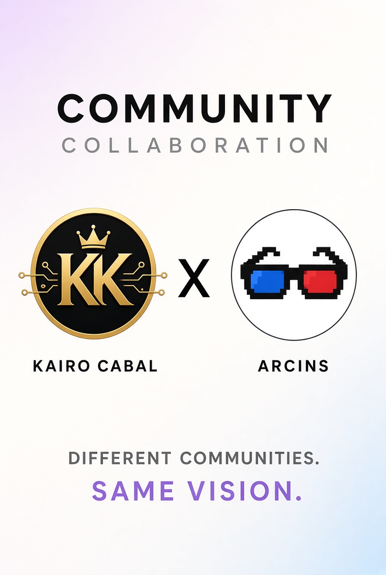 KairoCabal's tweet photo. COLLABORATION ANNOUNCEMENT 

We are excited to announce our collaboration with @Arcins__
 
Supply: 10,000
Mint price: $0.5
Mint date: Sep 16
Chain: Arc

Join our discord for more details!