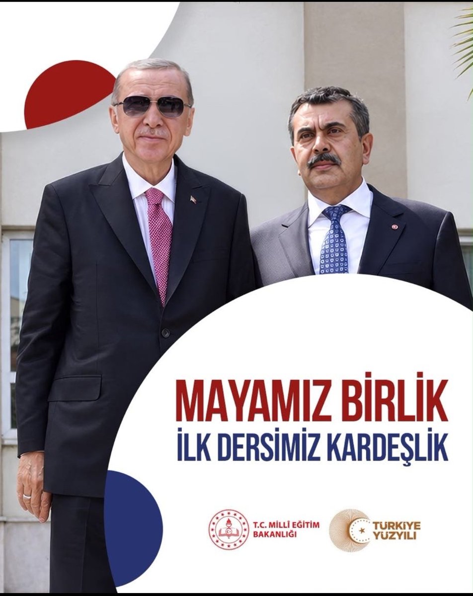 barbaros_2525's tweet photo. 2026-2027 eğitim öğretim yılına Millî Eğitim Bakanlığı olarak “Mayamız Birlik, İlk Dersimiz Kardeşlik” temasıyla başlıyoruz.

#İlkdersimizkardeşlik https://t.co/iY2ZibK2Nm