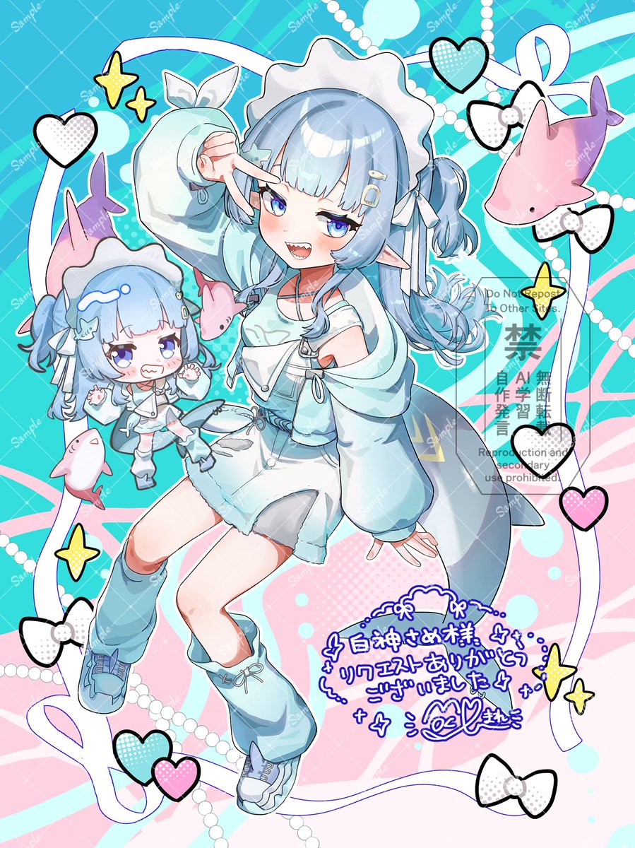 atumare872's tweet photo. スケブにて白神さめ様を描かせてもらいました！ご依頼＆感想ブーストありがとうございました～～！感謝です～！  #Skeb https://t.co/EyOgmGoeuP