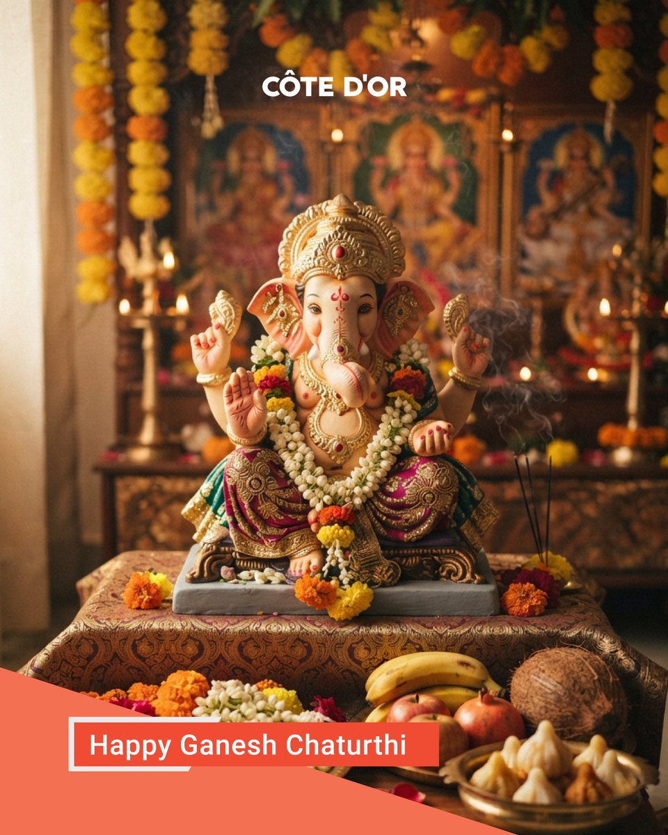 CoteDorSports's tweet photo. ✨ Pious Ganesh Chaturthi!

🚩 Côte d'Or will be closed tomorrow, Tuesday 15 September 2026. Normal operations will resume on Wednesday 16 September 2026.

#CoteDorMauritius #Mauritius #GaneshChaturthi #GaneshChaturthi2026 https://t.co/lmvXTY4osa