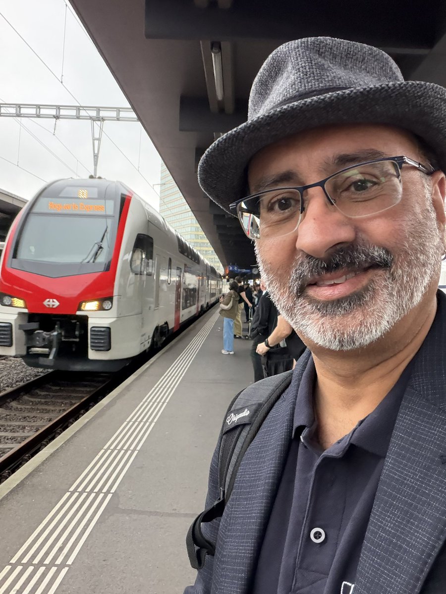 Hoorge's tweet photo. Greetings from Zurich, Switzerland. It’s day one of @wpninjasummit and I’m on my way to Baden to kick things off with my amazing team and @_Robopack. Let’s do this! 

#Robopack #WPninjas #ITpros #MSIntune https://t.co/zKcIlmufcE