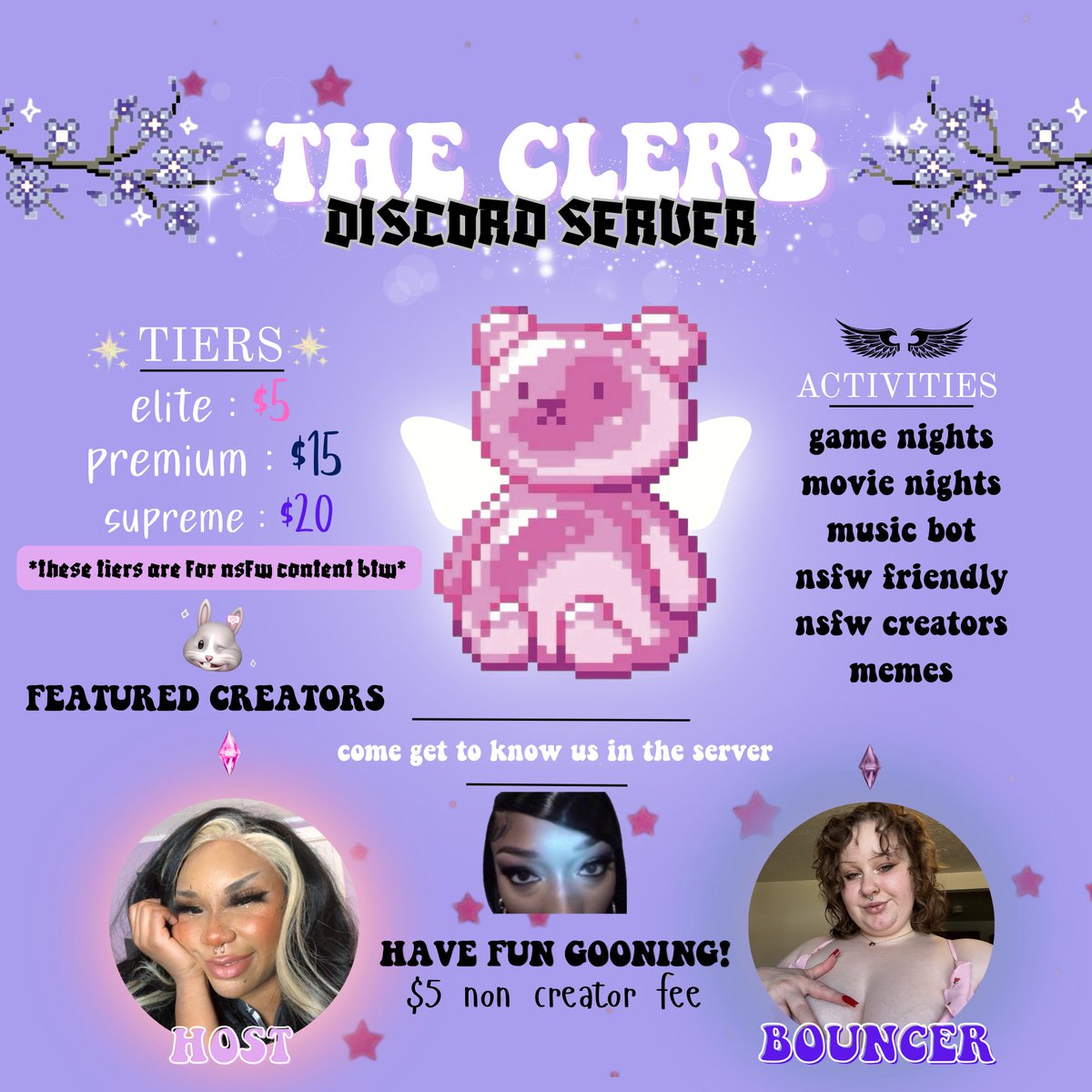 nesiaj21's tweet photo. nsfw server 

pls dm me to get in ❕

$5 non creator free

u get to connect with sellers + buyers ₊˚⊹♡ https://t.co/ggDIGh36oK