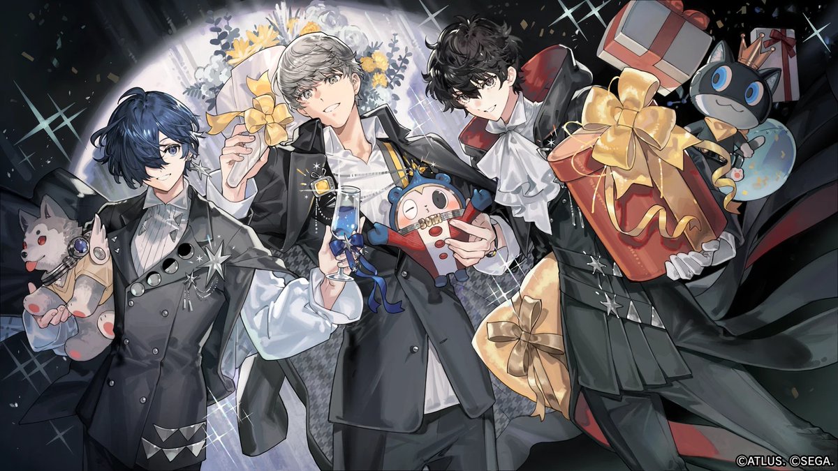 ScrambledFaz's tweet photo. New official Persona 30th Anniversary artwork by STAR影法师 https://t.co/5ROtGl8xIh