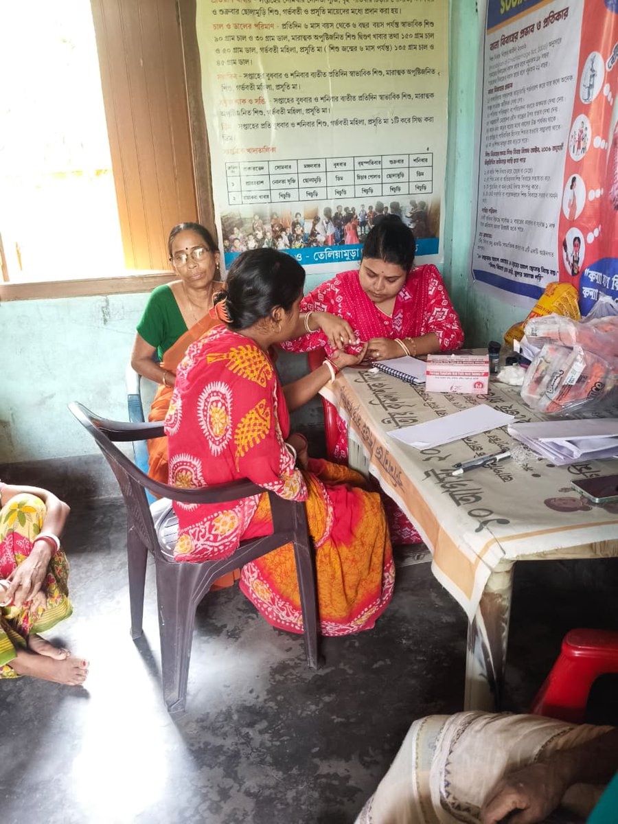 TAbpmjay's tweet photo. 🩺 T3 Camp Successfully Conducted!
📍 Satish Bhowmik Para AWC
🏥 Conducted by Lembuchara AAM under Teliamura SDH, Khowai Tripura
👥 75 beneficiaries present | 🔬 50 tests conducted
#PMOIndia #CMOTripura #MoHFWIndia #Jksinha #KirangitteIAS
#hfwtripura #mygovtripura #NHMTripura https://t.co/PjEjA4Os3d