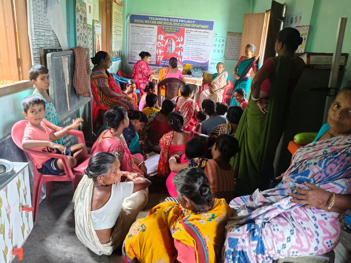 TAbpmjay's tweet photo. 🩺 T3 Camp Successfully Conducted!
📍 Satish Bhowmik Para AWC
🏥 Conducted by Lembuchara AAM under Teliamura SDH, Khowai Tripura
👥 75 beneficiaries present | 🔬 50 tests conducted
#PMOIndia #CMOTripura #MoHFWIndia #Jksinha #KirangitteIAS
#hfwtripura #mygovtripura #NHMTripura https://t.co/PjEjA4Os3d