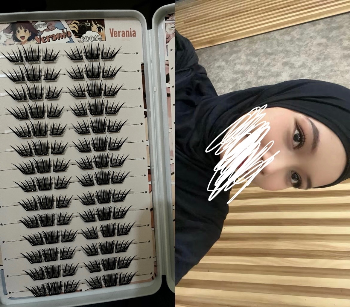 womanfeeds_id's tweet photo. {mu} SIAPA DISINI YANG TIM CLUSTER LASHES ✋🏻 aku awalnya ga jago masangnya, tapi lama2 bisa 🫶🏻 lebih nyaman daripada mascara dan extension 😭 (saran : kalo pemula atau mau yg satset, pilih yg udh ada lem nya kaya punyaku. jadi tinggal tempel aja!) https://t.co/lGZOtVQ6nH