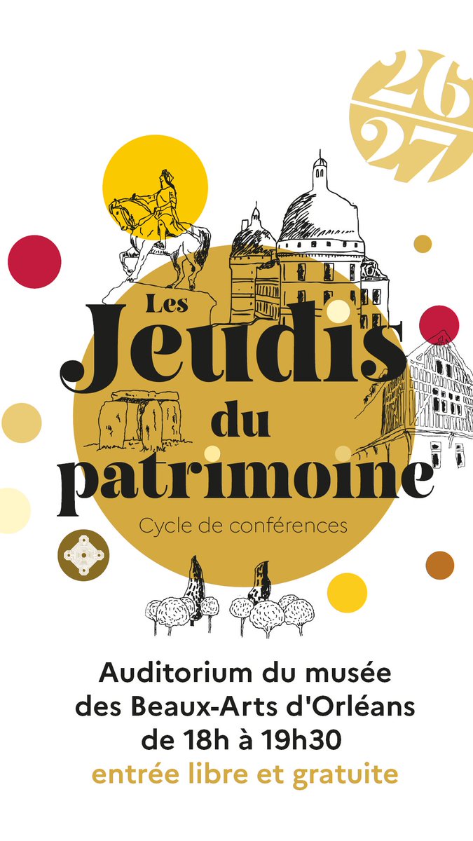 Image de Préfet Centre-Val de Loire et Loiret : Rendez-vous dès le 17 septembre pour « Les Jeudis du patrimoine ».
10 conférences gratuites, un jeud
