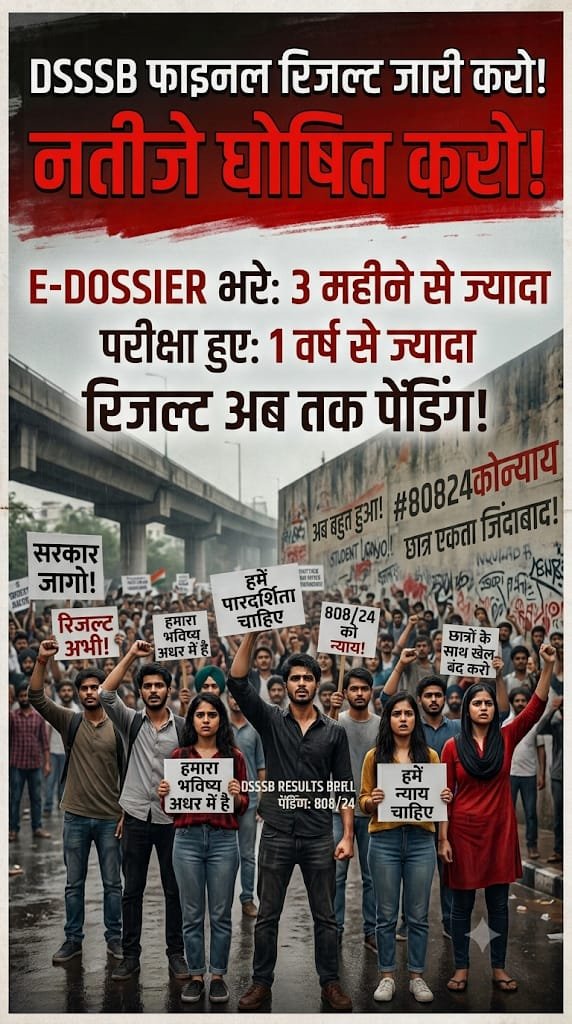 deepakchlagma's tweet photo. संस्कताभ्यर्थी को न्याय दो
@dsssbofficial 
@dsssbexam 
@CMODelhi 
@LtGovDelhi https://t.co/9mWDvN3Vo4