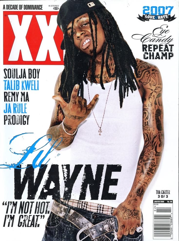 Sound_Scrape's tweet photo. Lil Wayne On The Covers of XXL Magazine (2007-08) https://t.co/oV5yA2Ht24