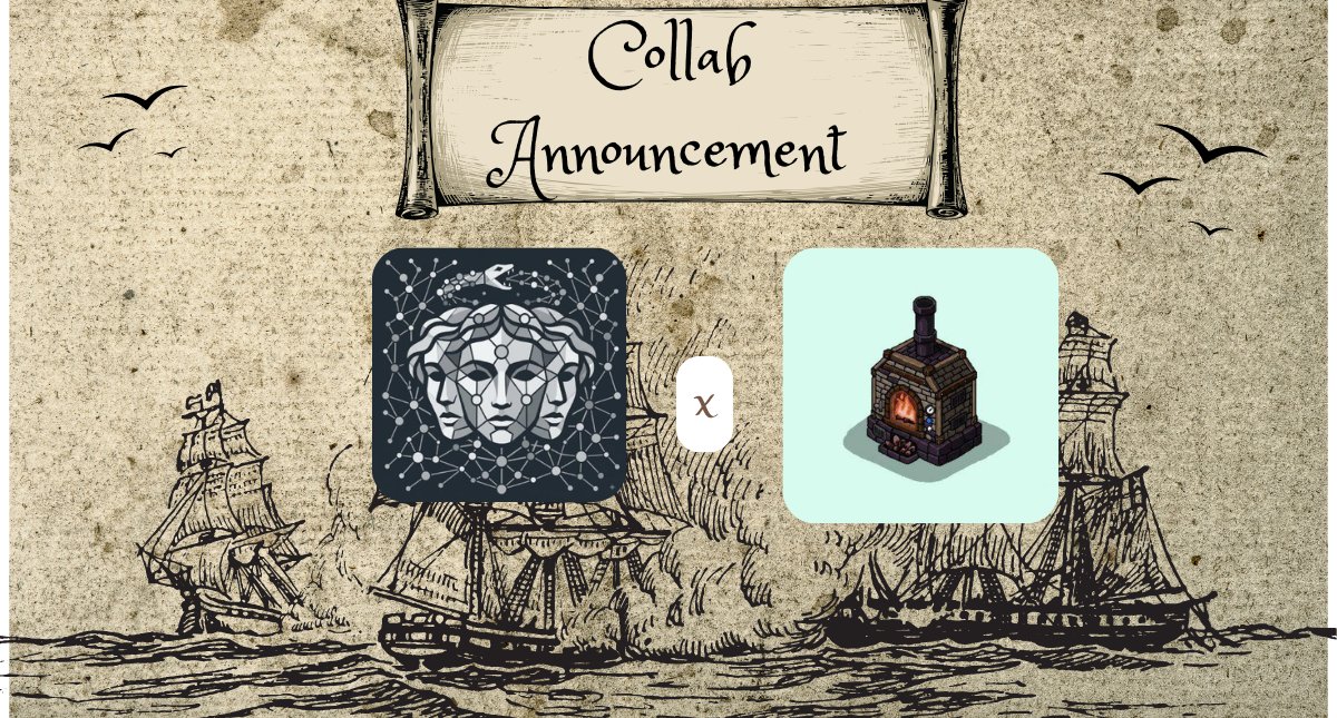 WeeArePirates's tweet photo. Pirates King x The Furnace

Let the blizzard of Sea warm down with the furnace and a good booze.
We, the pirates are happy to announce that we are collaborating with @Thefurnacexyz

The Furnace is different from usual NFTs
It isn't designed to simply sit in your wallet. It has its own wallet and is built to hold assets and potentially grow them over time.

Supply : TBA
Mint Price : TBA
Chain : Robinhood

Put on your coats, Nakamas. We're gonna get warmed by The Furnace.