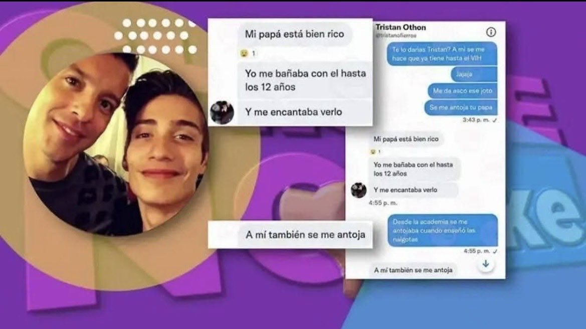 JonnyDelgadillo's tweet photo. @maferglezz_ no olviden lo que el enfermo de Tristán decía de su papá con su amigo https://t.co/4GI4Kb0gXp