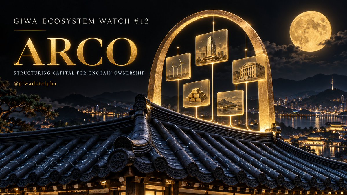 giwadotalpha's tweet photo. GIWA Ecosystem Watch #12 — @Arco_Fi 🏛️

Moving financial products on-chain requires more than token issuance. Capital must be organized, ownership recorded, and transactions routed through a structure users can understand and verify.

ARCO describes its purpose in those terms: structuring funds, registering ownership, and routing crypto-native capital into tokenized financial products.

That positions ARCO around the infrastructure connecting capital with tokenized products rather than around a single asset or trading venue.

Why could this matter for GIWA?

• Tokenized financial products need transparent ownership records and controlled capital flows.
• GIWA’s EVM compatibility could allow Ethereum-based fund contracts and development tools to be adapted for its ecosystem.
• Its one-second block time could support responsive subscription, transfer, and redemption interfaces if ARCO deploys there.
• GIWA’s connection with Upbit could make clear product structure especially important for Korean users moving from centralized platforms toward self-custody.
GIWA is an OP Stack-based Ethereum Layer 2. Its official documentation highlights one-second blocks, EVM compatibility, Korean-language developer resources, and a goal of connecting more users, data, and liquidity to Web3.
Those mechanics provide a plausible technical environment for tokenized finance, but a project-specific deployment must still be verified separately.
As of September 13, ARCO’s official website is accessible and its official X profile identifies the project’s intended function. Publicly accessible materials do not yet provide detailed documentation covering fund formation, eligible assets, custody, valuation, redemption, fees, jurisdictions, audits, or investor eligibility.

I also could not verify an ARCO contract address or a working ARCO transaction flow on GIWA Sepolia, nor official confirmation of ARCO’s participation in GASOK.

Before treating ARCO as live GIWA financial infrastructure, verify:

• Contract addresses published directly through ARCO’s official channels
• Matching source-code verification and transaction history on the GIWA Sepolia explorer
• Documentation defining ownership rights, asset custody, valuation, fees, and redemption
• Clear separation between testnet demonstrations and products involving real capital

There is therefore no verified ARCO-specific Sepolia transaction to recommend today.

A practical preparation step is to connect an EVM wallet to GIWA Sepolia, obtain test ETH from the official Nodit faucet, and monitor @Arco_Fi for an announced deployment. Any published address should be matched against the official explorer before signing.

Tokenization can put ownership on-chain.
ARCO’s real test will be making the structure behind that ownership equally visible.
#GIWA @Arco_Fi #ARCO