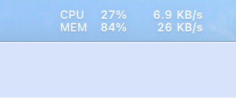 shhenlin's tweet photo. 居然才发现 #Mole 其实带了状态栏显示 CPU 内存和网速，继卸载 CleanMyMac 后，iStats 也可以卸载了。 https://t.co/BcpJO1EVt1