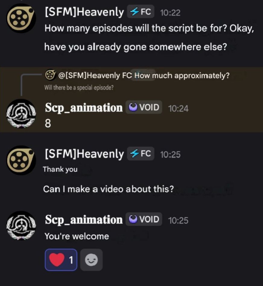 Vinya_sfm's tweet photo. Talking to my bro scp on his YouTube:@scp_animation_original there will be a new video about this account soon. https://t.co/VV7iA0soUh